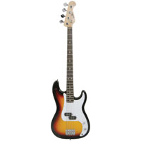 Chord CPB Bass Guitar and Amp set Sunburst