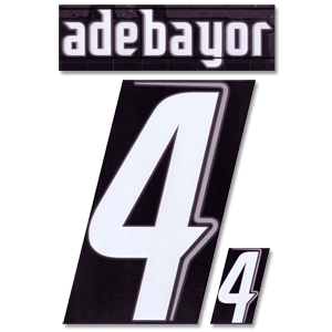 06-07 Togo Away Adebayor 4 Name and Number
