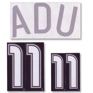 Chris Kay 06-07 USA Away Adu 11 Name and Number Transfer