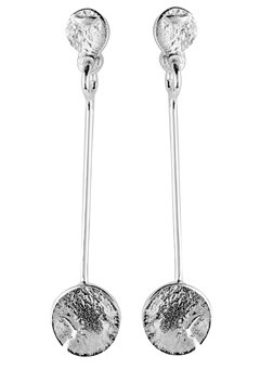 Chris Lewis Silver Pendulum Earrings by Chris Lewis CLPE