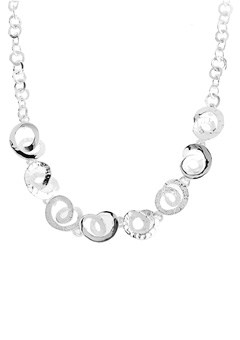 Chris Lewis Silver Spiral Necklace by Chris Lewis CLSN