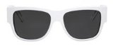 BLACK TIE 66/S Sunglasses 42L (BN) WHITE (DK GREY) 54/16 Medium