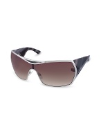 Dior Gaucho 2 - Logoed Temple Metal Shield Sunglasses