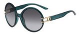 Christian Dior DIOR JOSEPHINE1 Sunglasses C85 (YE) TRANS GRN (GREY) 56/21 Medium