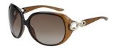 Christian Dior DIOR LADY 1 Sunglasses MAM (81) BLACK DK B (BROWNGREY DS) 62/17 Medium