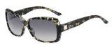 Christian Dior DIOR MINI 2 Sunglasses 9UJ (DX) BLK/HONEY/ (DKGREYOCHRE DS) 58/15 Medium
