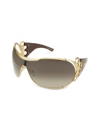 Christian Dior Diori - Ornamental Signature Temple Shield Sunglasses
