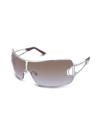 Christian Dior Diorissimo 2 - Cut-out Logo Metal Shield Sunglasses