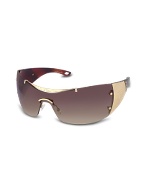 Christian Dior Diorito 2 - Top Signature Bar Metal Shield Sunglasses