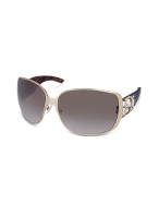 Christian Dior Indinight 1 - Swarovski Crystal Logo Metal Sunglasses