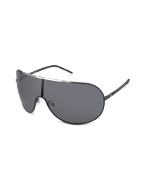 Christian Dior Logo Metal Aviator Shield Sunglasses
