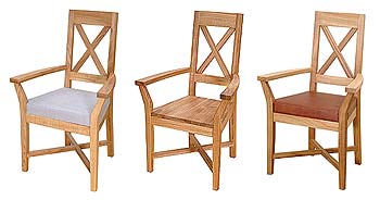 Ardennes Cross Back Carver Chair