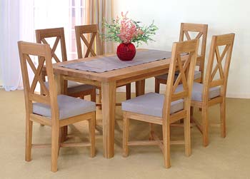 Christian Harold Ardennes Cross Back Dining Set