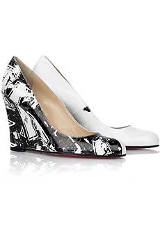 Christian Louboutin Miss Boxe Painted wedges