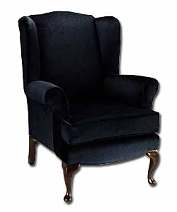 Christie Tyler Ashford Blue Wing Back Chair