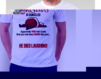 Is Cancelled White T-Shirt Medium ZT