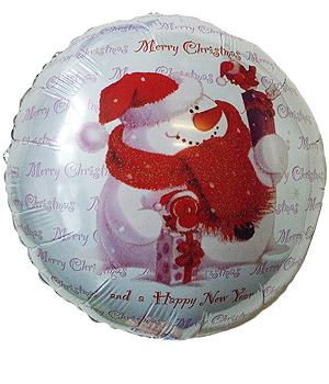 Christmas Snowman Balloon