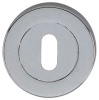 Chrome Concealed Fixing Escutcheon