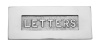 chrome Embossed Letter Plate 254x101mm