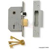 67mm Satin Finish BS 3621 5 Lever Mortice