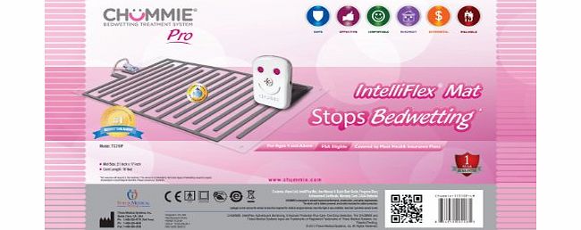 Chummie TC310P Pro Bed-Side Bedwetting Alarm - Enuresis Treatment System - for Girls and Women, Pink