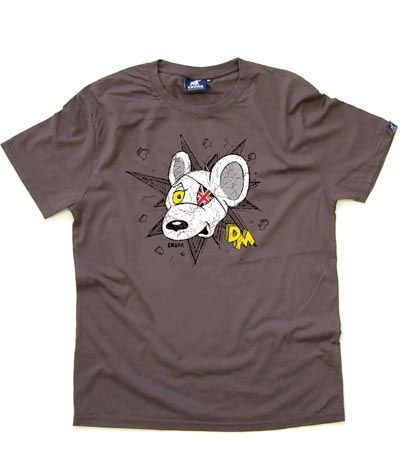 Chunk Danger Mouse Face Brown T-shirt