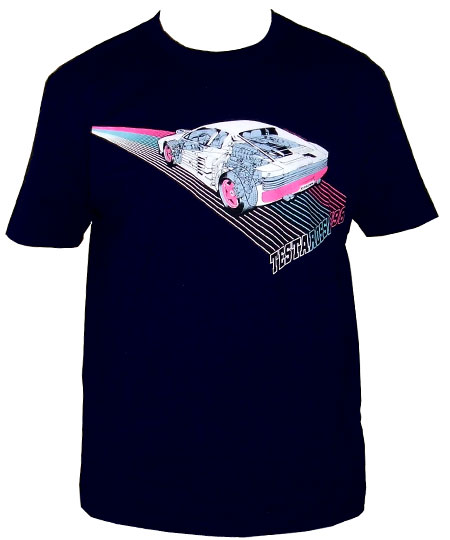 Chunk Ferrari Testarossa Navy T-shirt