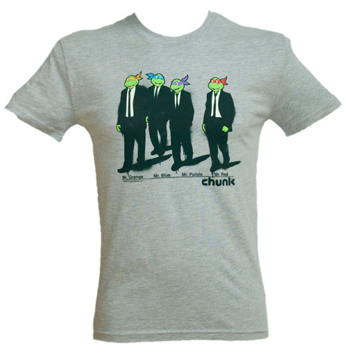 Men` Grey Reservoir Turtles T-Shirt from Chunk