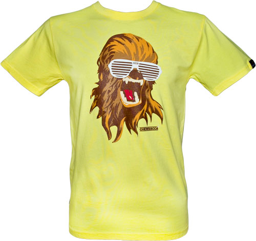 Men` Yellow Chewbacca West T-Shirt from Chunk