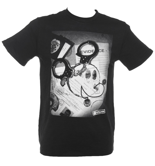 Chunk Mens Charcoal Police Handcuffs Mouse