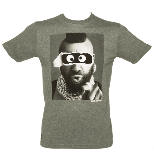 Chunk Mens Grey Marl Celebrity T Tear Up T-Shirt