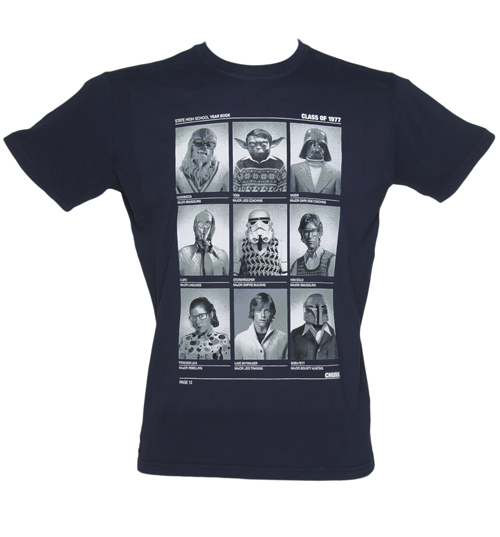 Mens Navy Class Of 77 Star Wars T-Shirt