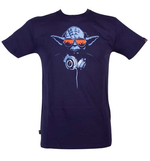 Chunk Mens Navy DJ Yoda T-Shirt from Chunk