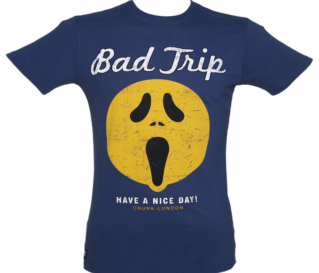 Chunk Mens Navy Have A Nice Day Bad Trip T-Shirt from