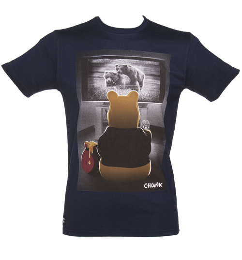 Mens Navy Honey Channel T-Shirt from Chunk