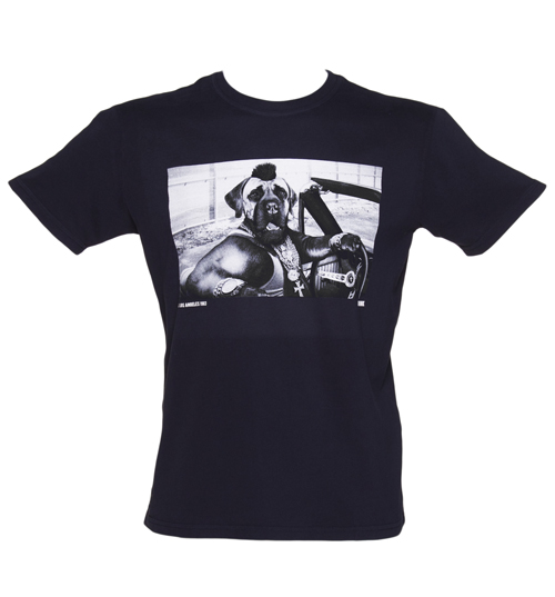 Mens Navy Mr D T-Shirt from Chunk