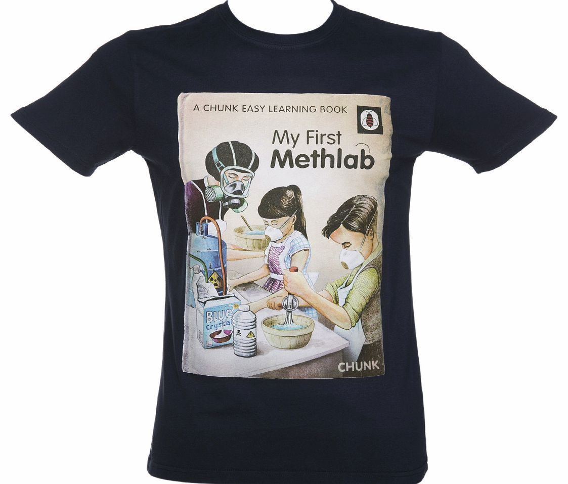 Mens Navy My First Methlab T-Shirt from Chunk