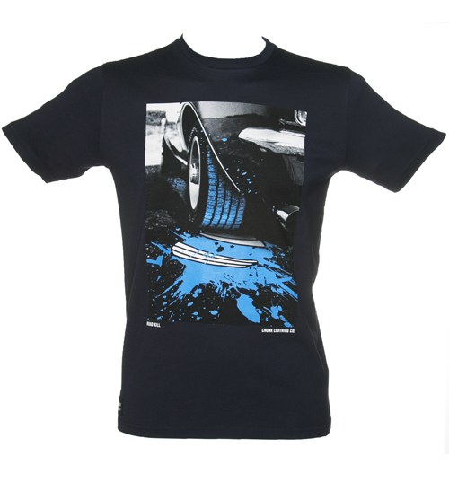 Mens Navy Road Kill Bump T-Shirt from Chunk