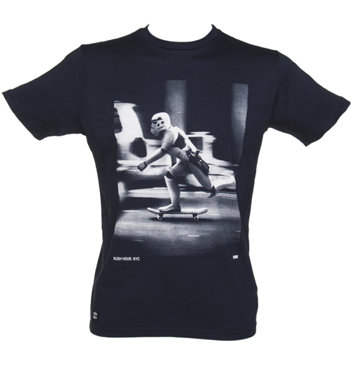 Mens Navy Star Wars Stormtrooper Skating