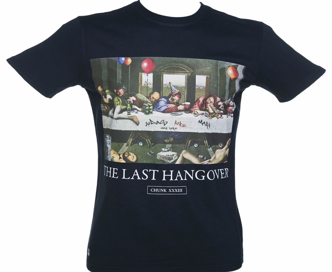 Mens Navy The Last Hangover T-Shirt from Chunk