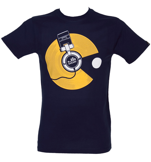 Chunk Mens Navy Track Man T-Shirt from Chunk