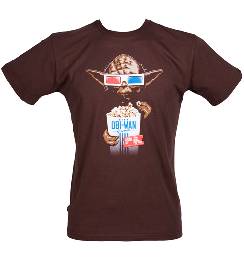 Mens Star Wars 3D Glasses Yoda T-Shirt from