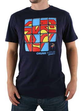 Chunk Navy Puzzle Phone Booth T-Shirt
