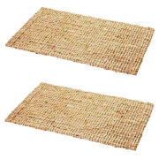 Chunky boucle mat, 2 pack