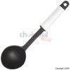 Chunky Nylon Soup Ladle With Stainless Steel