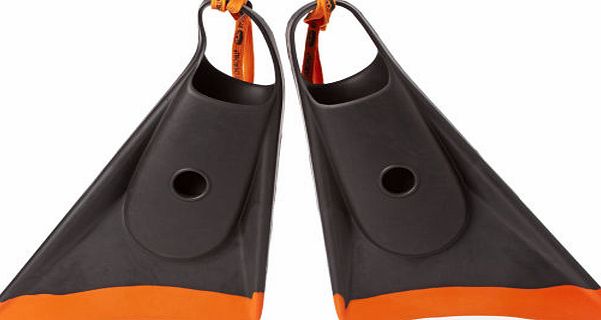 Churchill Moz Bodyboard Fins - Grey Orange