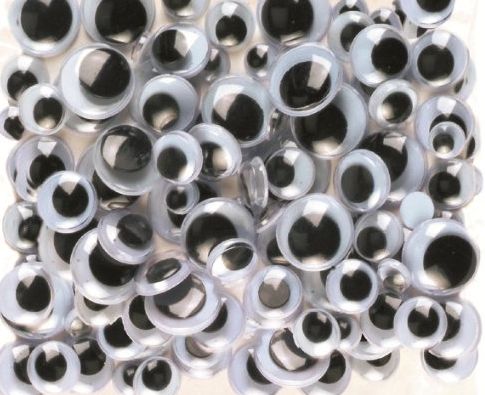 CI Black & White Wiggly/Wobbly/Googly Eyes 100pk