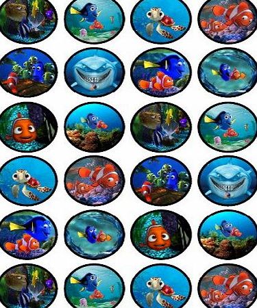 Cians Cupcake Toppers Finding Nemo Edible Wafer Rice Paper 24 x 4.5cm Cupcake Toppers/Decorations
