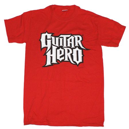 Guitar Hero Logo Red T-Shirt
