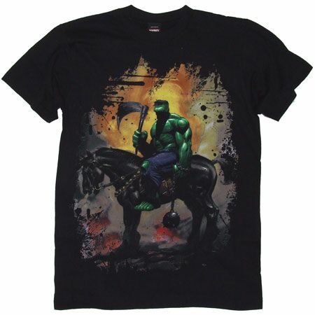 CID Incredible Hulk Horse Black T-Shirt
